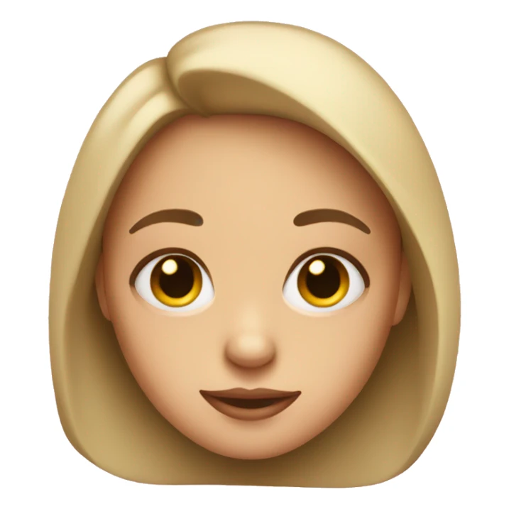 Girl with hearts for eyes  sticker