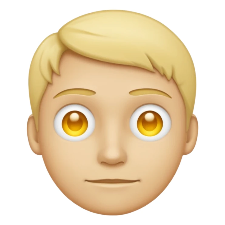 awkward forced Half smile smirk yellow circle face emoji :/ sticker