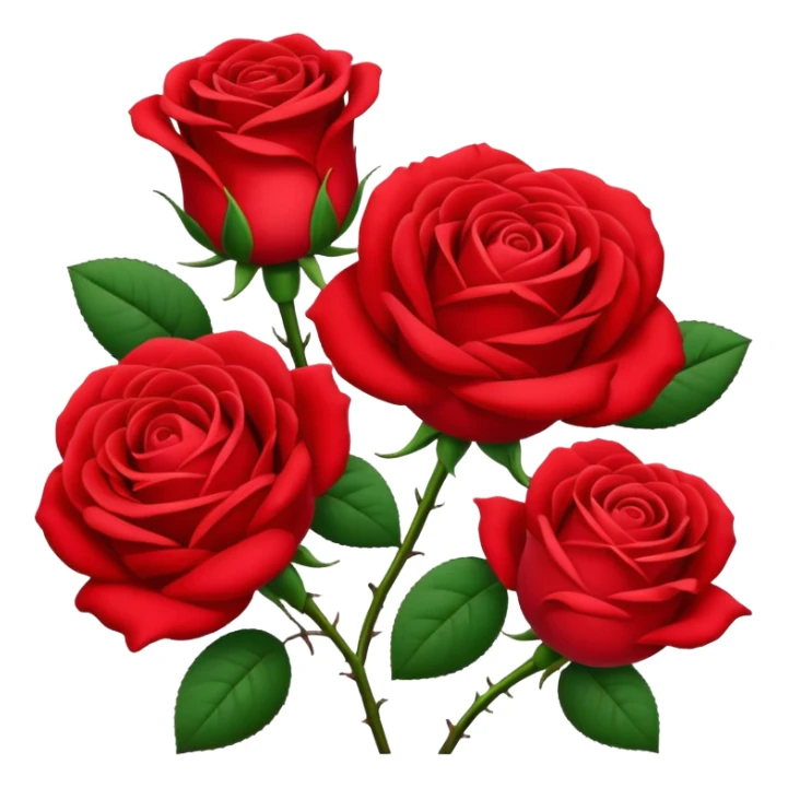 Emojis rose sticker