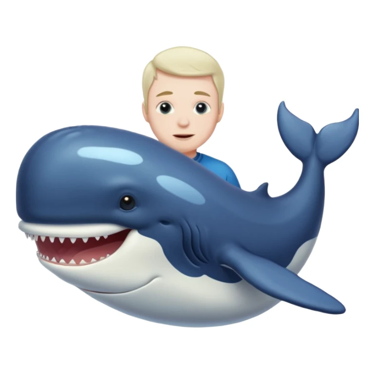 man inside the belly of a whale sticker