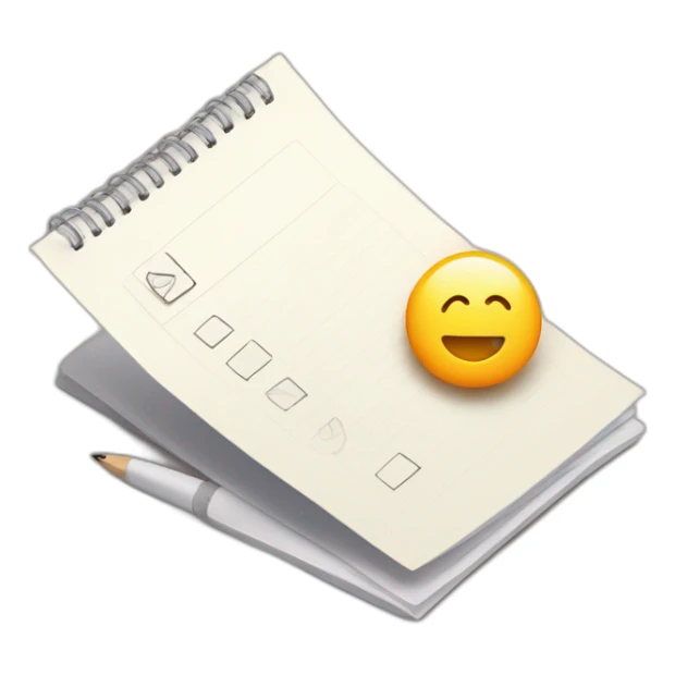 Design a bright, glowing check mark with a 3D effect, set against a backdrop of a completed to-do list." sticker