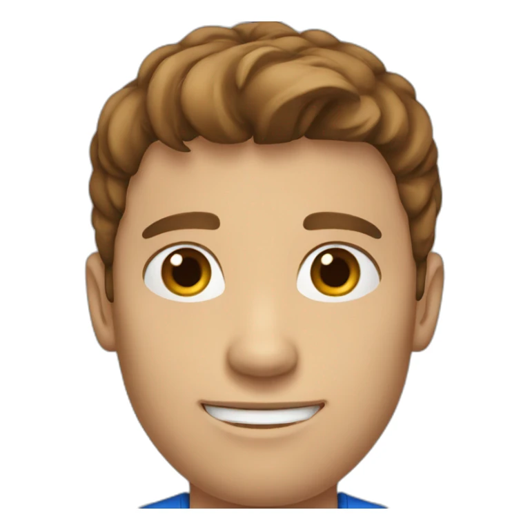 man-with-brown-hair-and-blue-eyes sticker