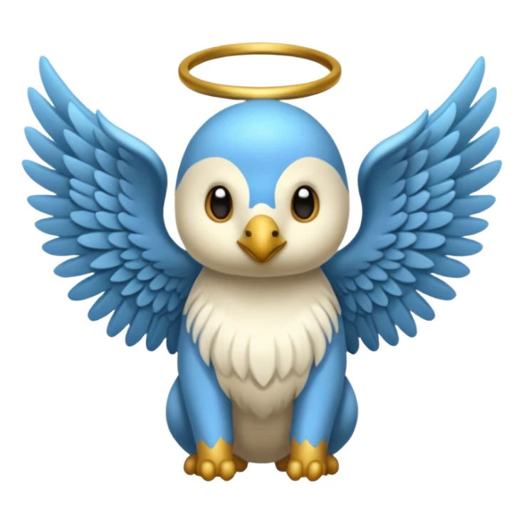 un animal ange de mongolie sticker