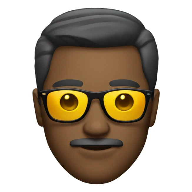 cool man with a suit and sunglasses sticker