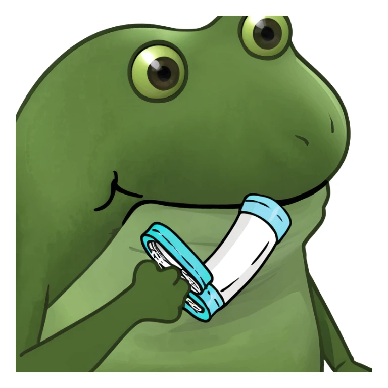  Roll of dental floss for teeth  sticker