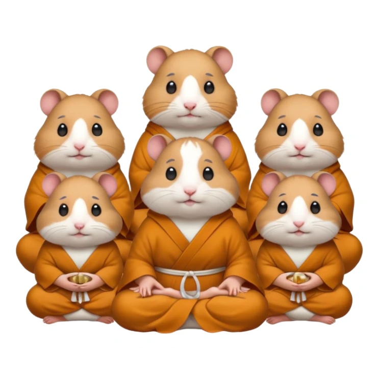 Spiritual hamster colony sticker