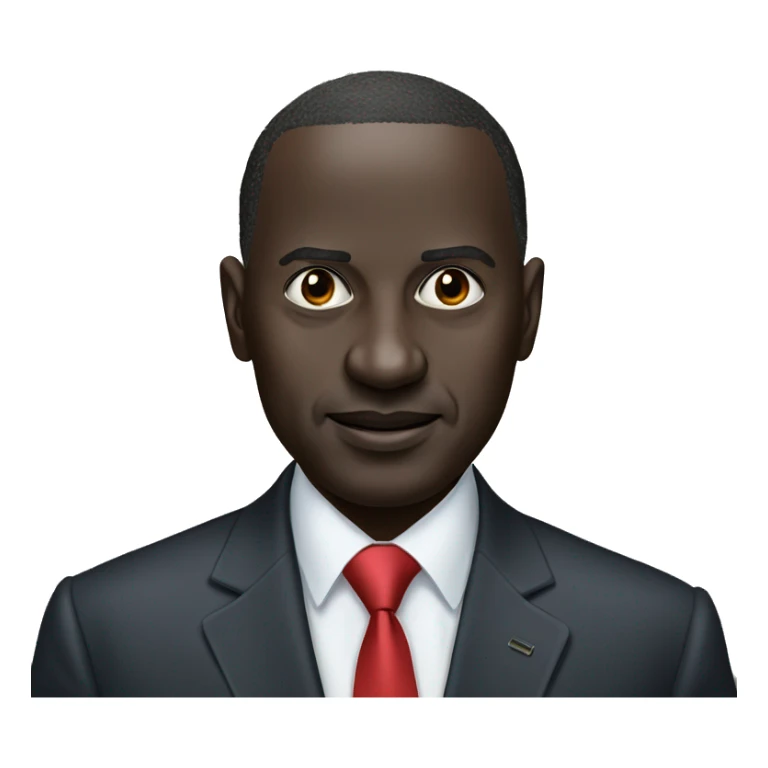 kenya president william ruto, squinted eyes sticker