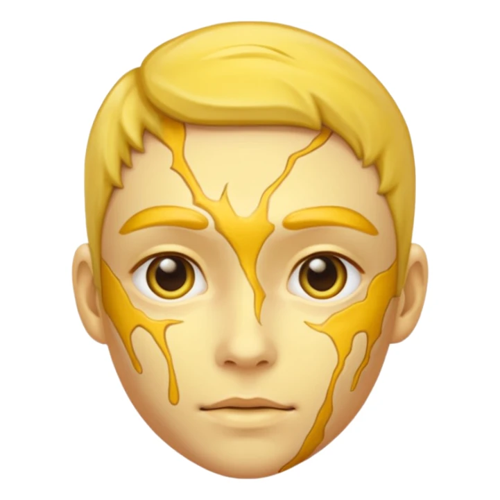 yellow veins sticker