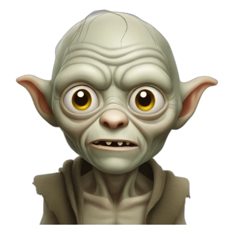 gollum lord of the rings character sticker