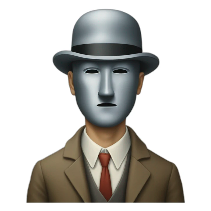 magritte The Son of Man sticker