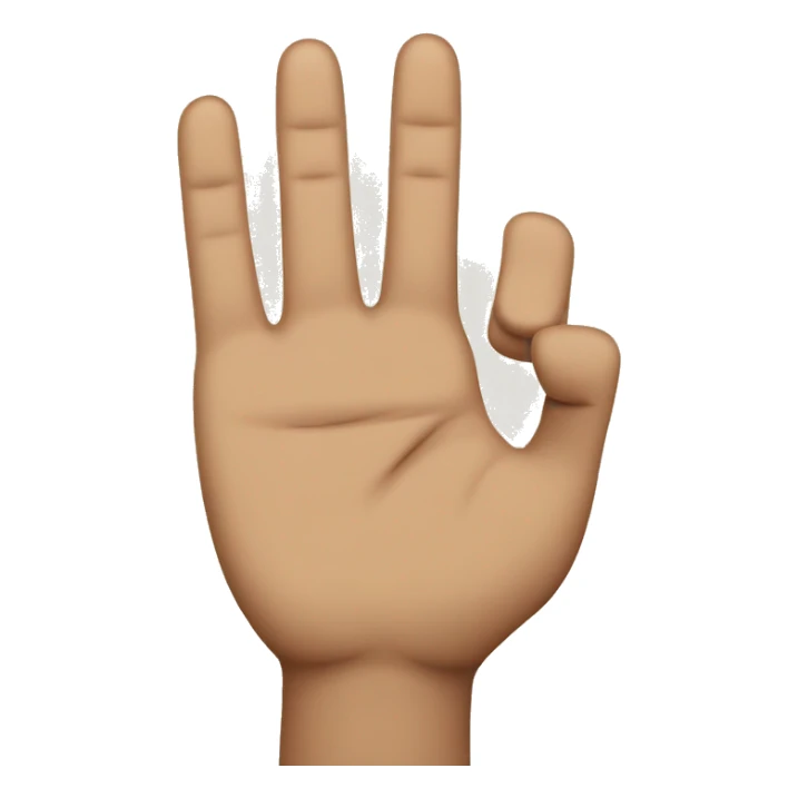 A finger with the saying you but in a Moroccan style sticker