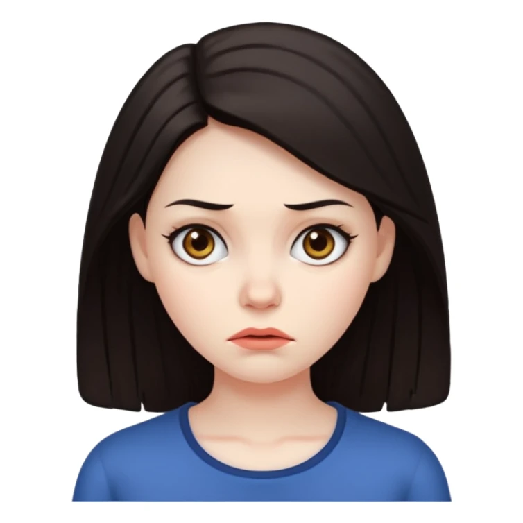 These women look sad. I want them to be unimpressed sticker