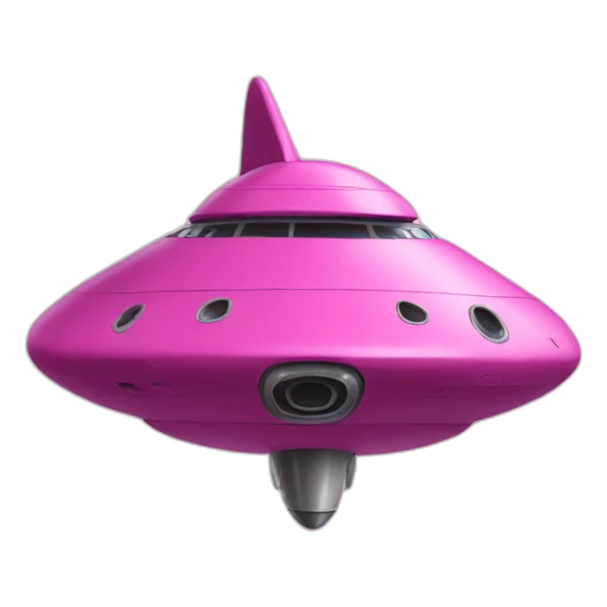 starship pink sticker