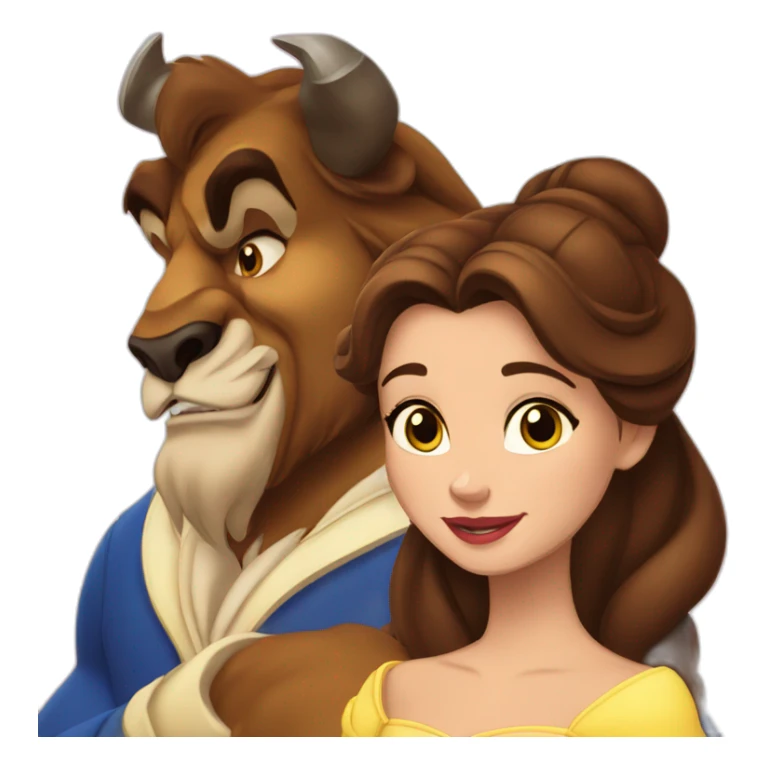 beauty and the beast belle sticker