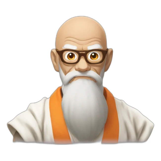 master roshi of Gragon ball sticker