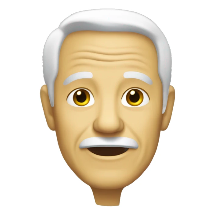 Old man with yellow skin tone with vine sticker