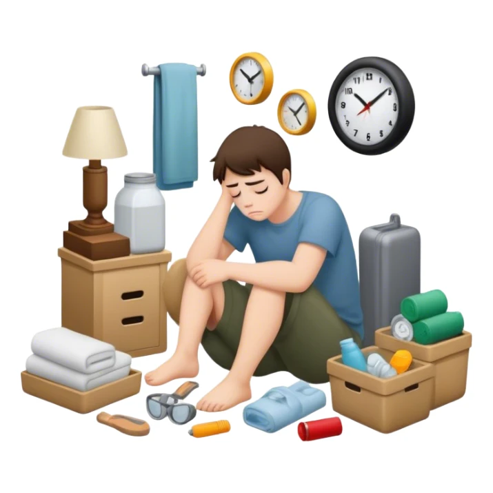 The tiresome life of living alone sticker