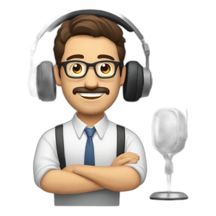 andreu buenafuente and berto romero as radio talkshow hosts sticker