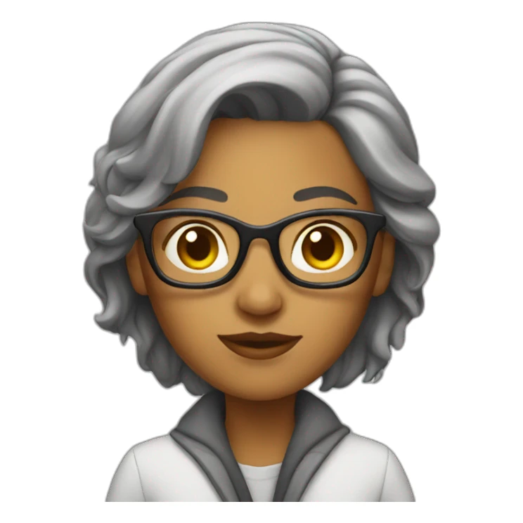 female writer sticker