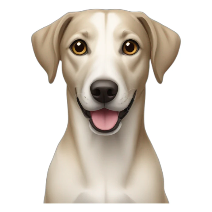 Labrador greyhound mix sticker