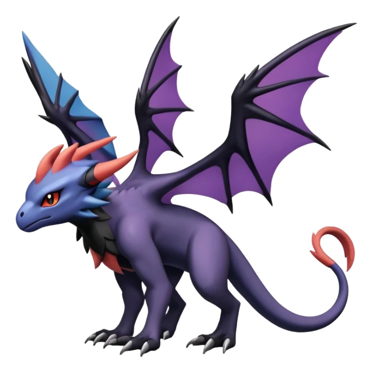 Salandit-Absol-Noibat-Noivern-Hybrid (Full body) sticker