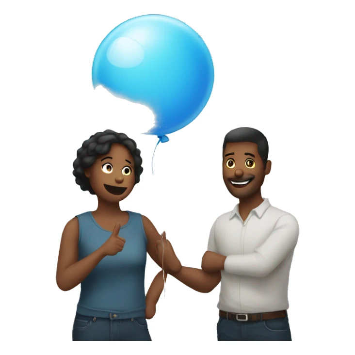 people with ballon say thank you sticker