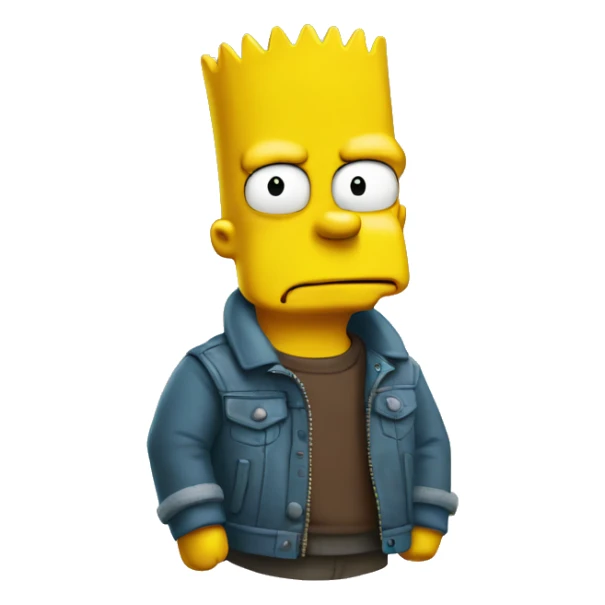 Bart simpson sticker
