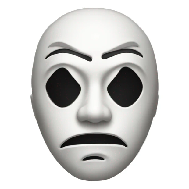 Scary movie mask  sticker