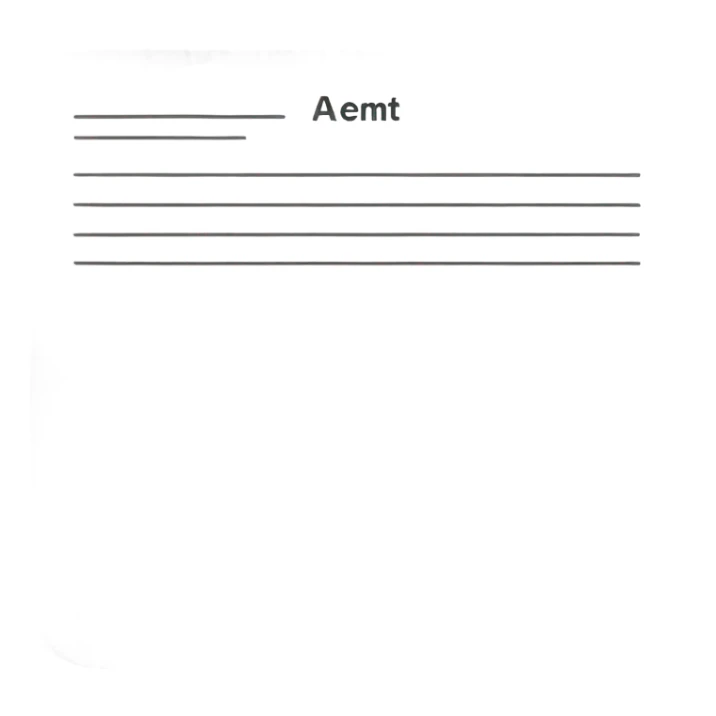 A form sticker