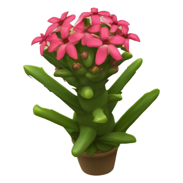 Crown of Thorns flower Euphorbia milii sticker