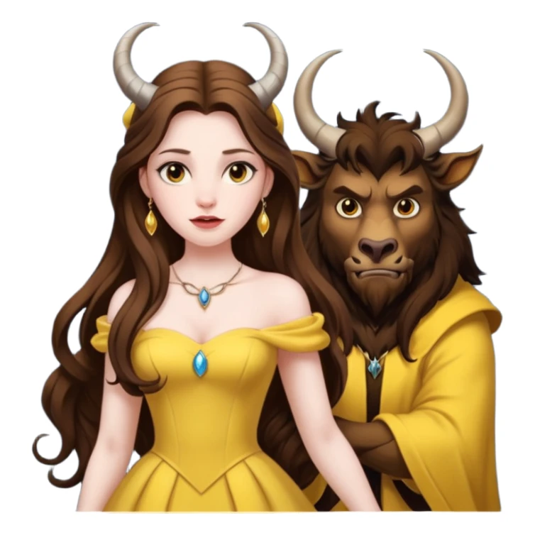 Beauty and the Beast sticker