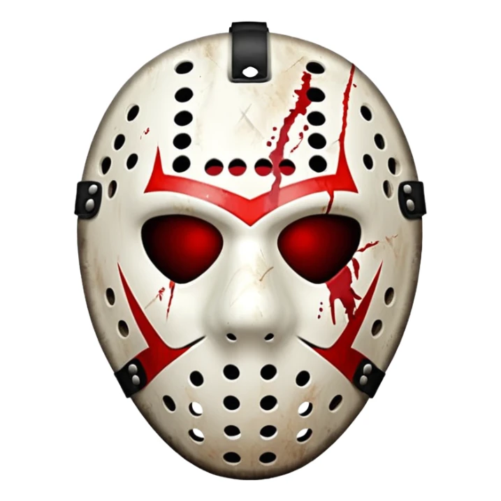 Jason hockey mask sticker