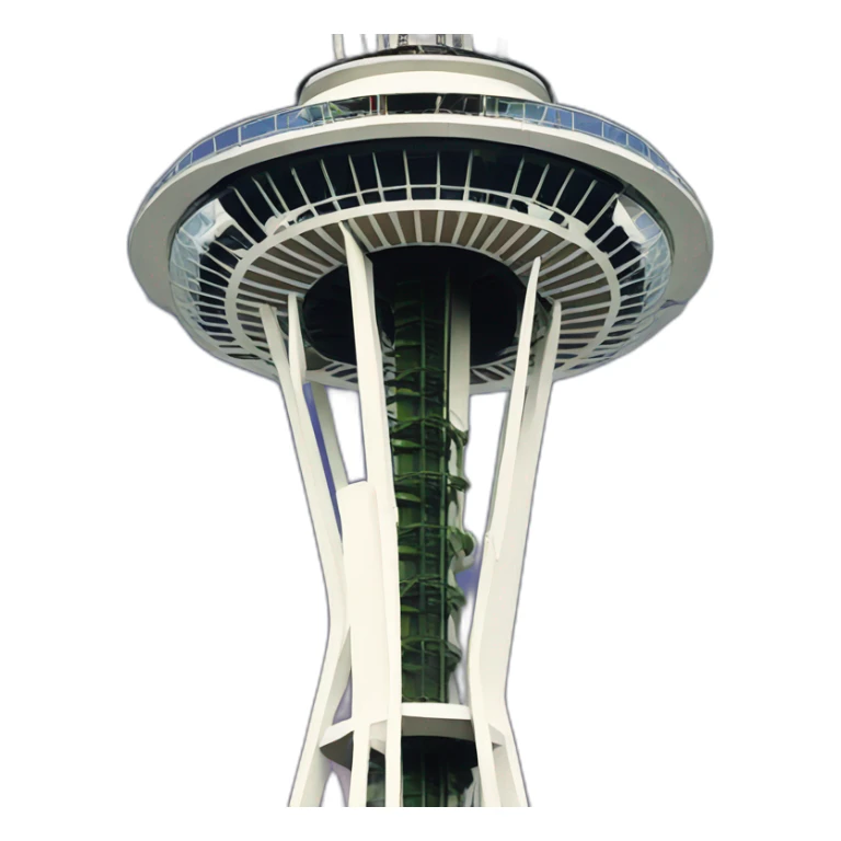 Top of Space needle, Seattle  sticker