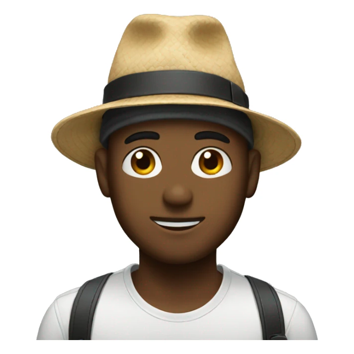 Me wearing a hat  sticker