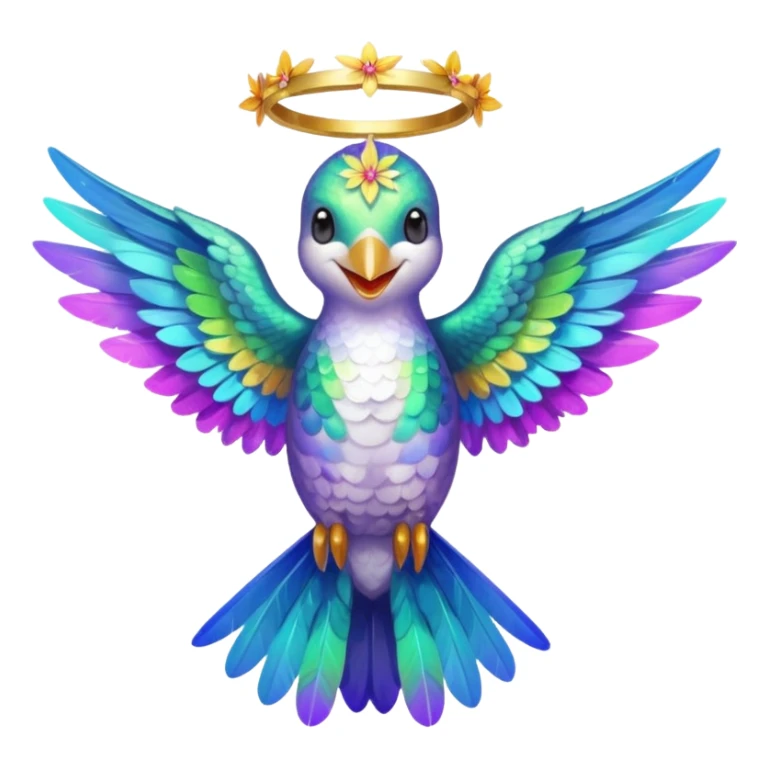 Hummingbird angel emoji copy and paste for facebook sticker