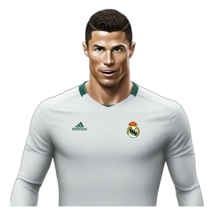 Cristiano Ronaldo with tee of venom sticker