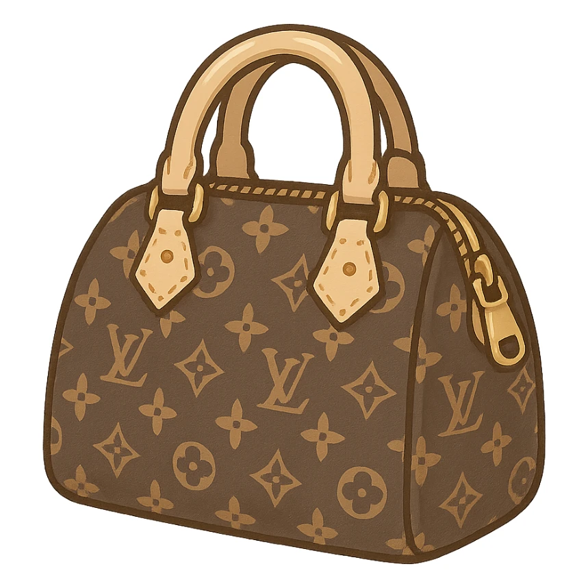 Luxury LV handbag sticker