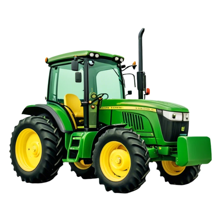 Tractor - John Deere 5055E (Model Year: 2021) (Iconic colour: Green with yellow) sticker