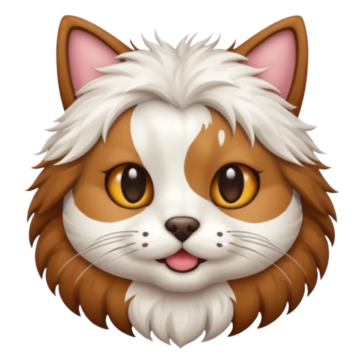 cat fused with dog sticker