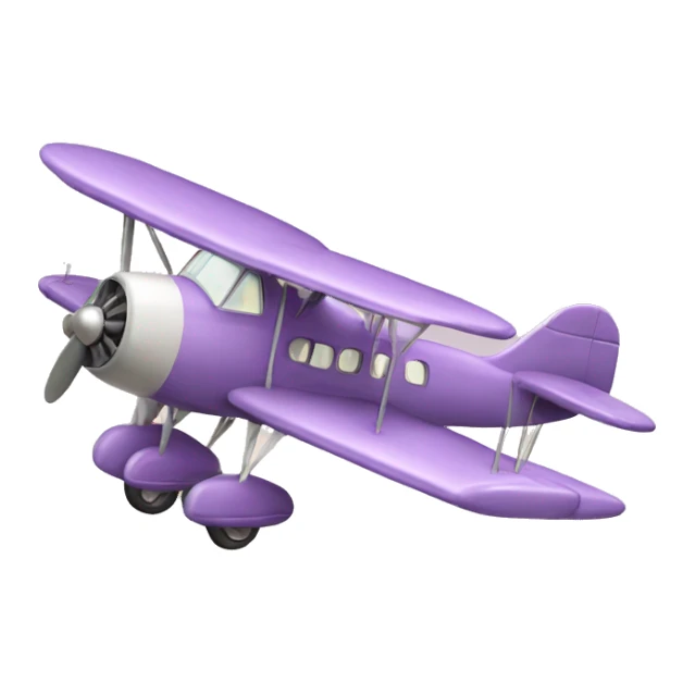 Vintage Old Pastel Purple Airplane sticker