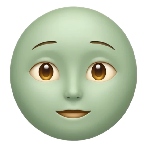 Minimal wellness emoji representing tighter skin and firmness,
subtle lifting effect, smooth contours, calm and natural,
no beauty or cosmetic symbols, soft sage green color palette sticker