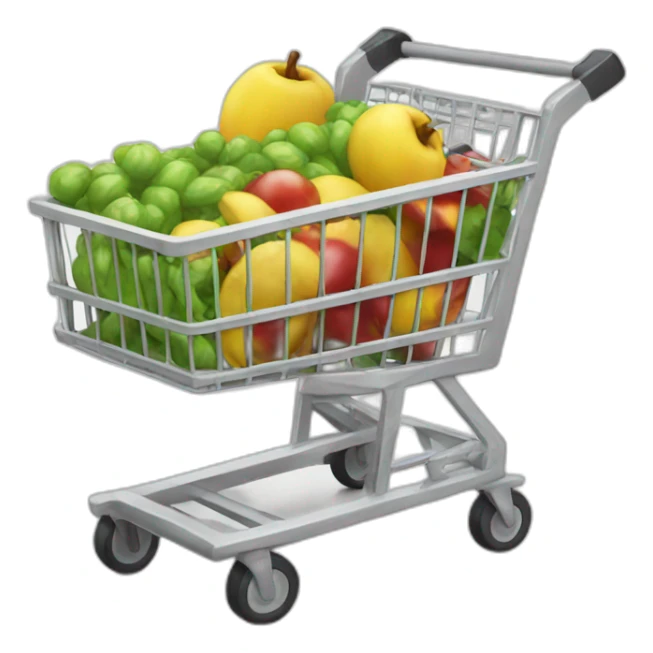 Cart shopping with dM now sticker