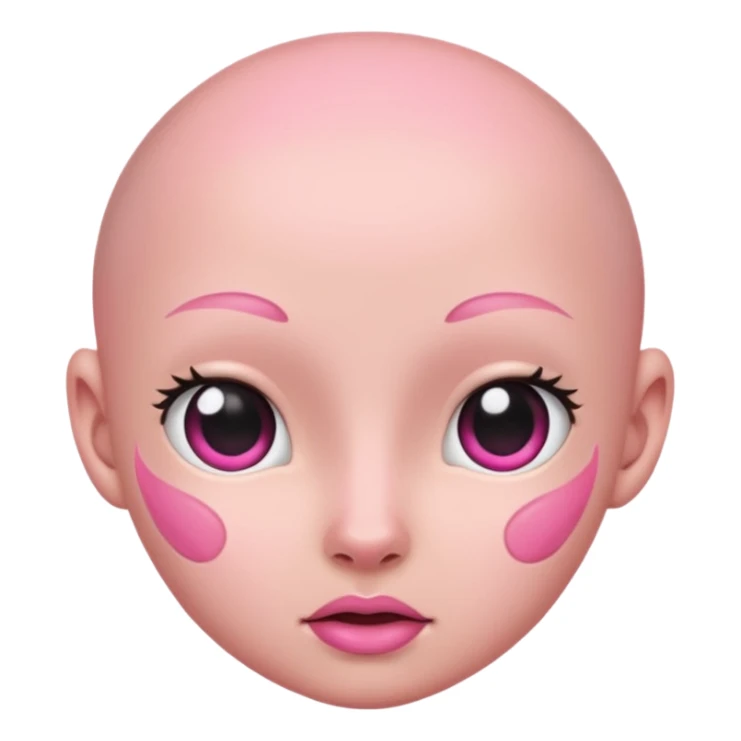 shaved vagina sticker