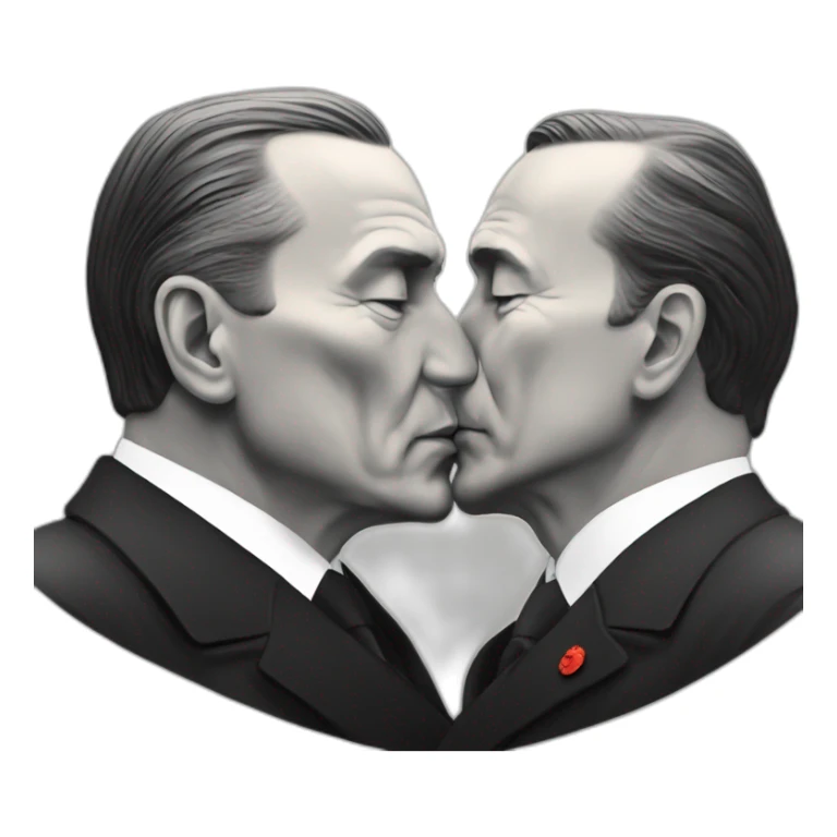 ataturk kissing erdogan sticker