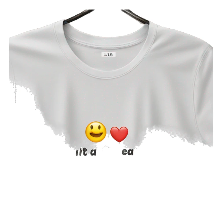 T-shirt with the inscription “I ❤️lera ” sticker