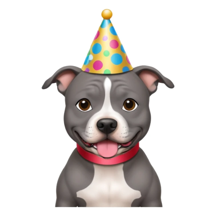 GREY STAFFORDSHIRE BULL TERRIER NEW YEARS sticker