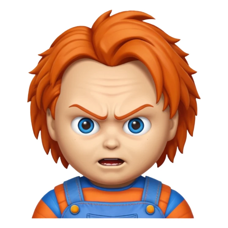 Un emojin de chuky sticker