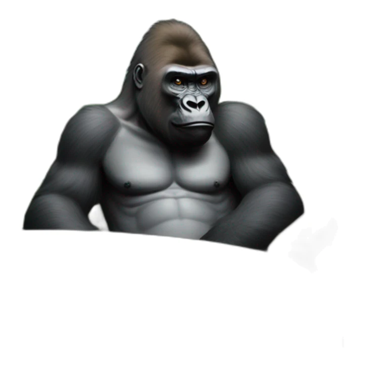 Gorilla meeting Kim yong un sticker