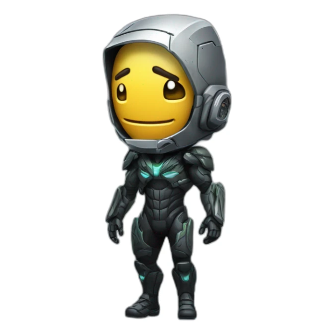 developer behind his laptop with this style : Crytek Crysis Video game with nanosuit character hacker themed character sticker