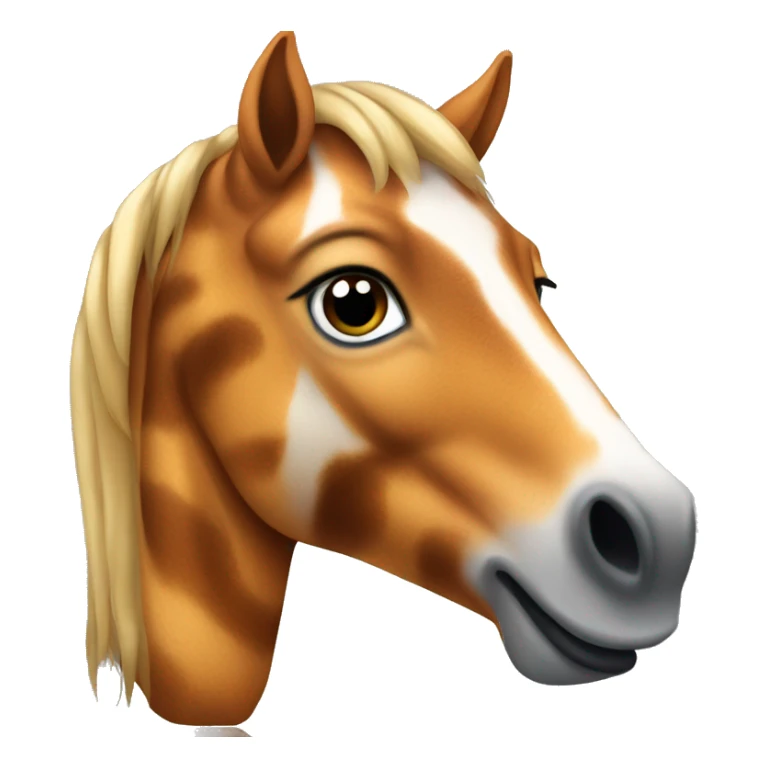 Horse in tiger skin sticker